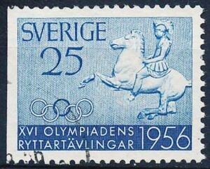 Sverige AFA 420Cv Stemplet