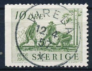 Sverige AFA 424Cv Stemplet
