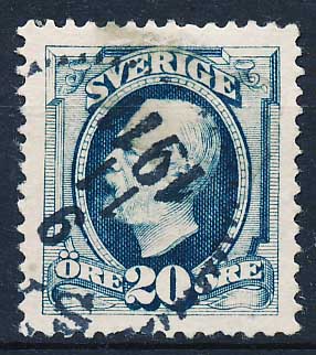 Sverige AFA 043a Stemplet