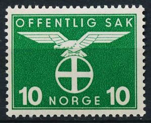 Norge Tjenestemærker AFA 043 Postfrisk