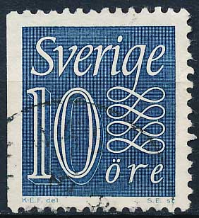 Sverige AFA 430Cv Stemplet