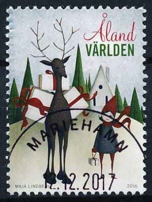 Åland AFA 434 Stemplet