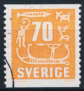 Sverige AFA 435 Stemplet