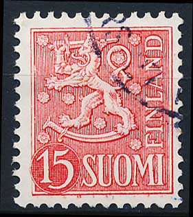 Finland AFA 437 Stemplet