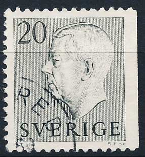 Sverige AFA 437Ch Stemplet