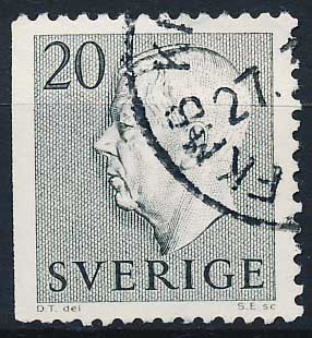 Sverige AFA 437Cv Stemplet