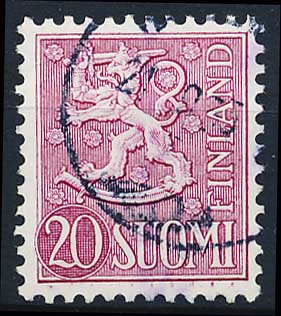 Finland AFA 438 Stemplet
