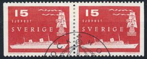 Sverige AFA 442Cv+442Ch Stemplet