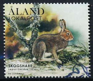 Åland AFA 447 Stemplet