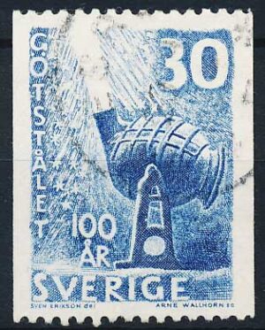 Sverige AFA 447 Stemplet