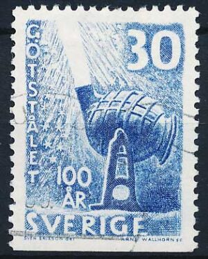 Sverige AFA 447Cn Stemplet