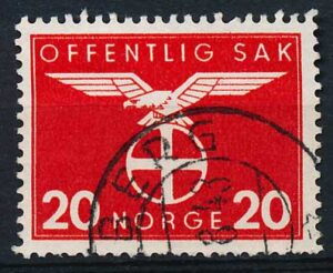 Norge Tjenestemærker AFA 045 Stemplet