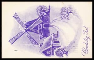 Danmark Postkort Julekort