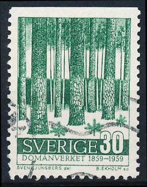 Sverige AFA 457Co Stemplet