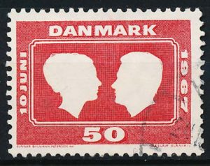 Danmark AFA 0458F Stemplet