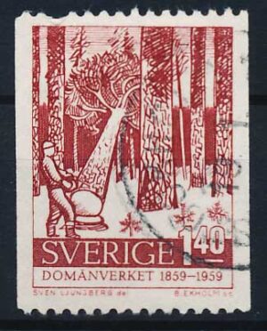 Sverige AFA 458 Stemplet