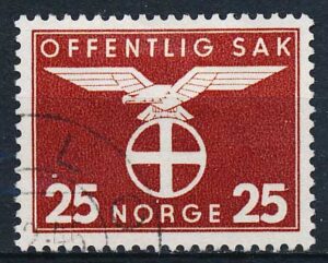 Norge Tjenestemærker AFA 046 Stemplet