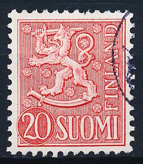 Finland AFA 466 Stemplet