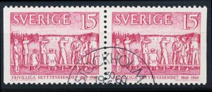 Sverige AFA 465Cv+465Ch Stemplet