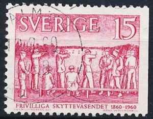 Sverige AFA 465Ch Stemplet