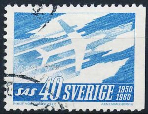 Sverige AFA 473Ch Stemplet