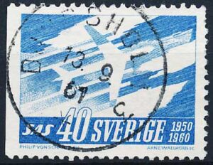 Sverige AFA 473Cv Stemplet