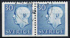 Sverige AFA 476Dvn+476Dhn Stemplet