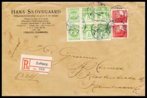 Danmark Reklamemærker 48 Brev