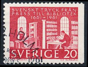 Sverige AFA 482Ch Stemplet