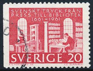 Sverige AFA 482Cv Stemplet
