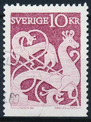 Sverige AFA 484Cn Stemplet
