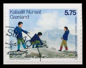 Grønland AFA 484E Stemplet