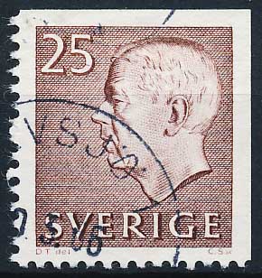 Sverige AFA 485Dho Stemplet