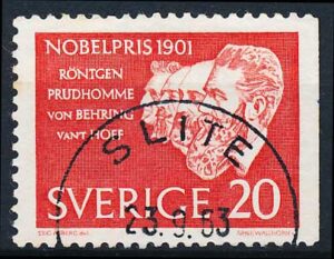 Sverige AFA 488Ch Stemplet
