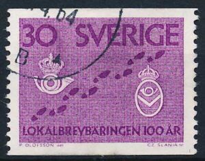 Sverige AFA 491 Stemplet