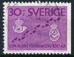 Sverige AFA 491Ch Stemplet