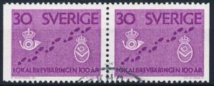 Sverige AFA 491Cv+491Ch Stemplet