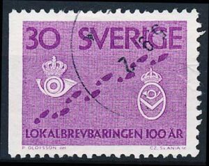 Sverige AFA 491Cv Stemplet
