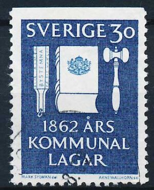 Sverige AFA 493Co Stemplet