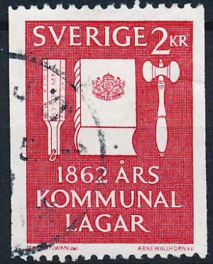 Sverige AFA 494 Stemplet