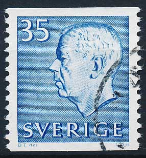 Sverige AFA 496 Stemplet