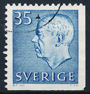 Sverige AFA 496Dhn Stemplet