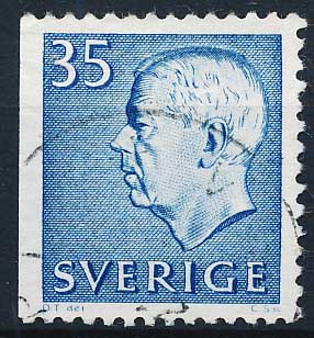 Sverige AFA 496Cv Stemplet