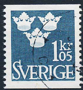 Sverige AFA 498 Stemplet