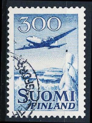 Finland AFA 498 Stemplet