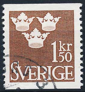 Sverige AFA 499 Stemplet