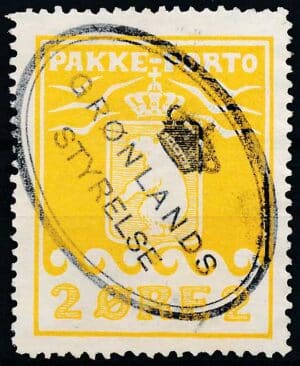 Grønland Pakkeporto AFA 05 Stemplet