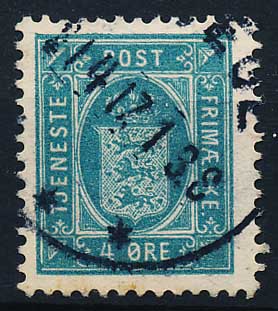 Danmark Tjenestemærke AFA 05C Stemplet