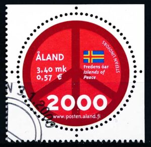 Åland AFA 165 Stemplet