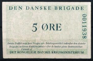 Danmark 5 Øre Den Danske Brigade Kvalitet 0